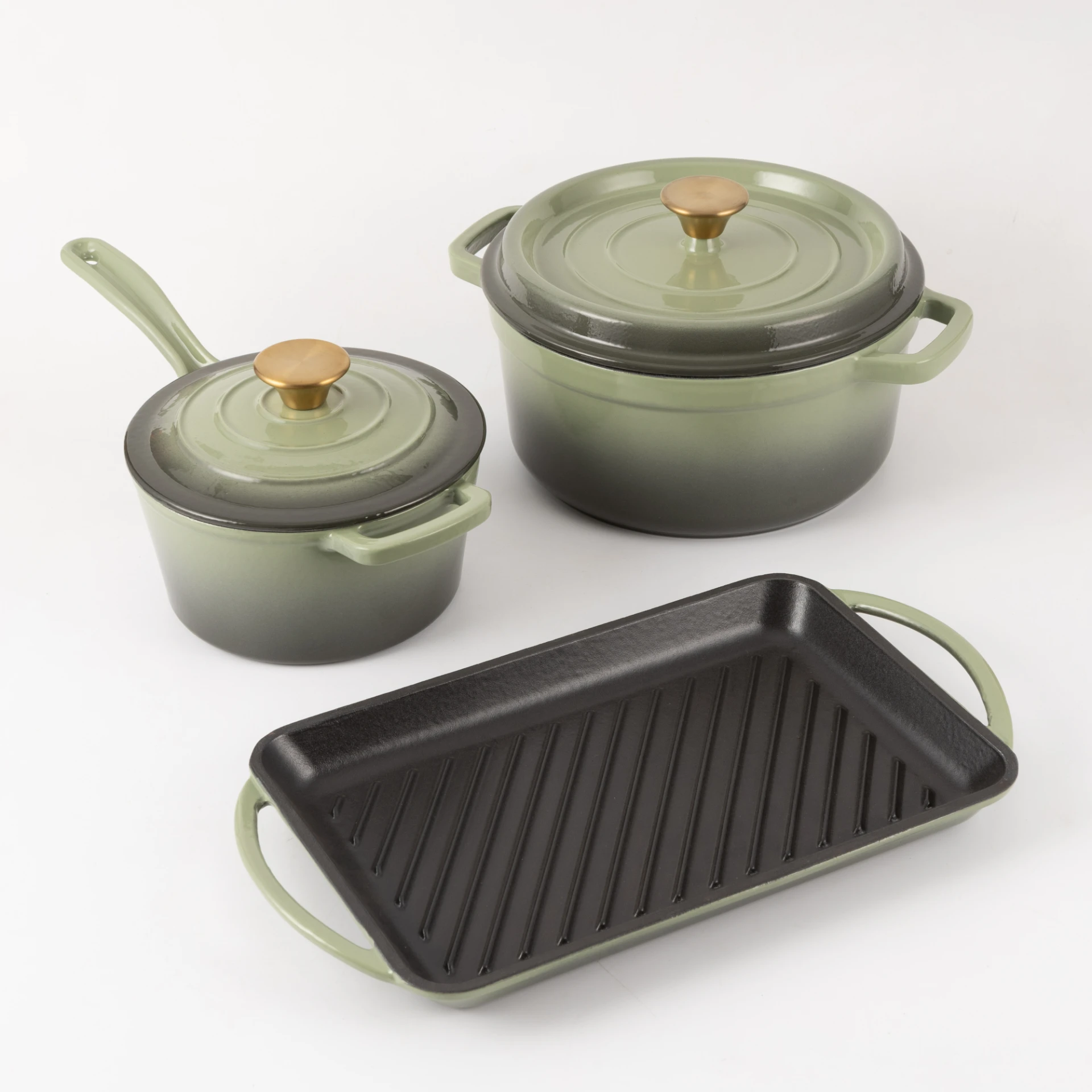 cast iron with lid