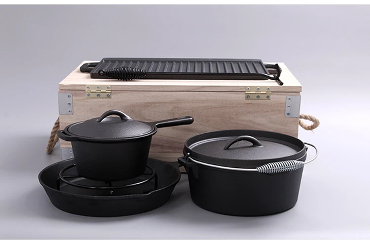 Outdoor Cooking with Cast Iron Camping Cookware