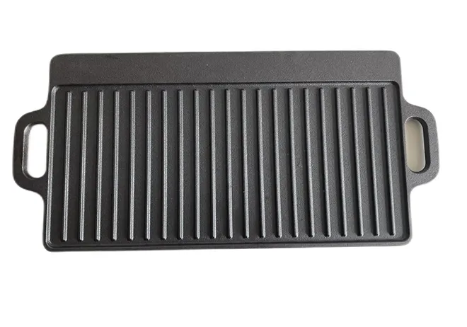 rectangular cast iron pan