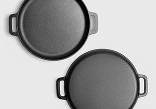 big cast iron skillet