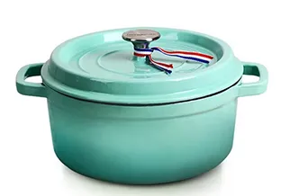 enamel coated cast iron pot