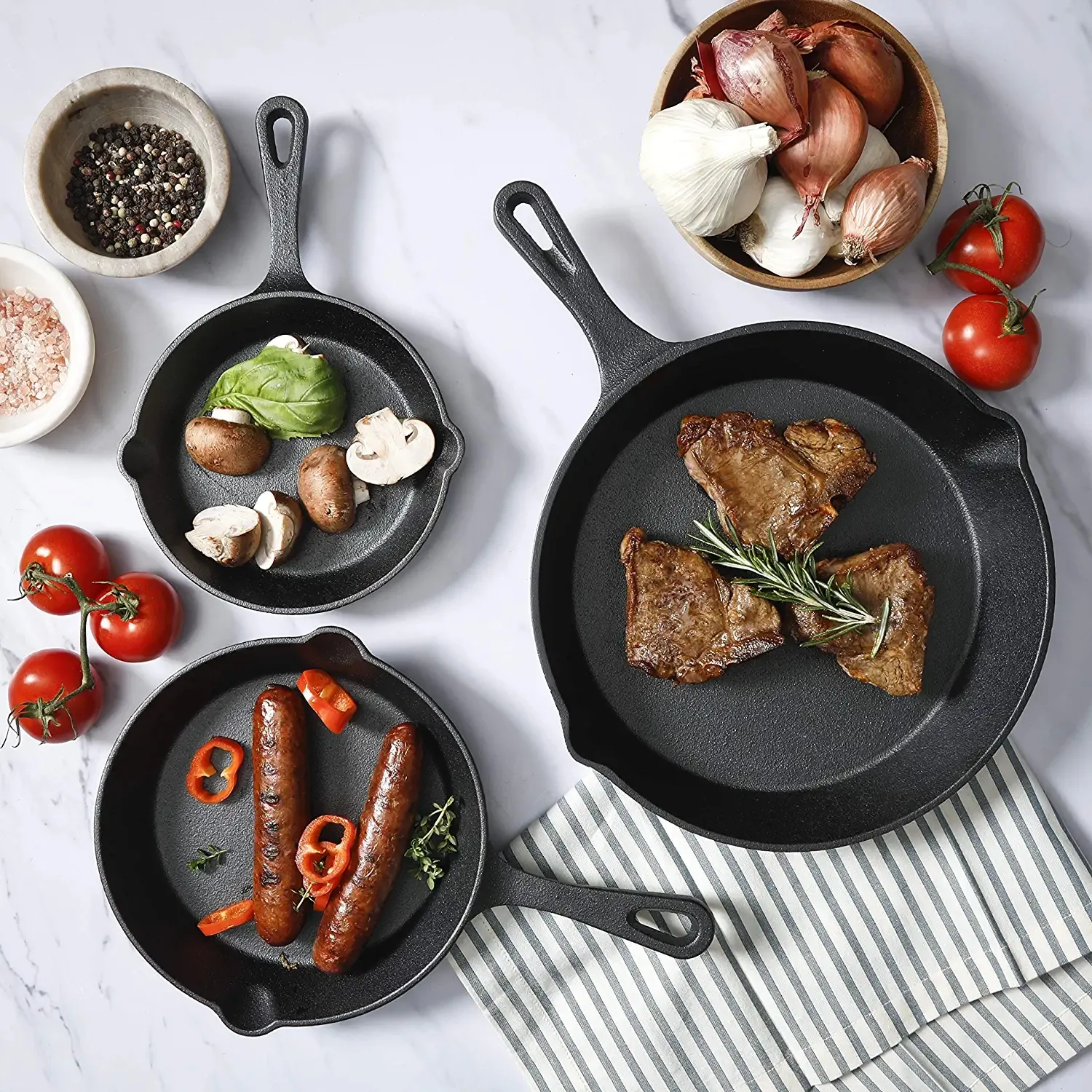 iron pans for cooking