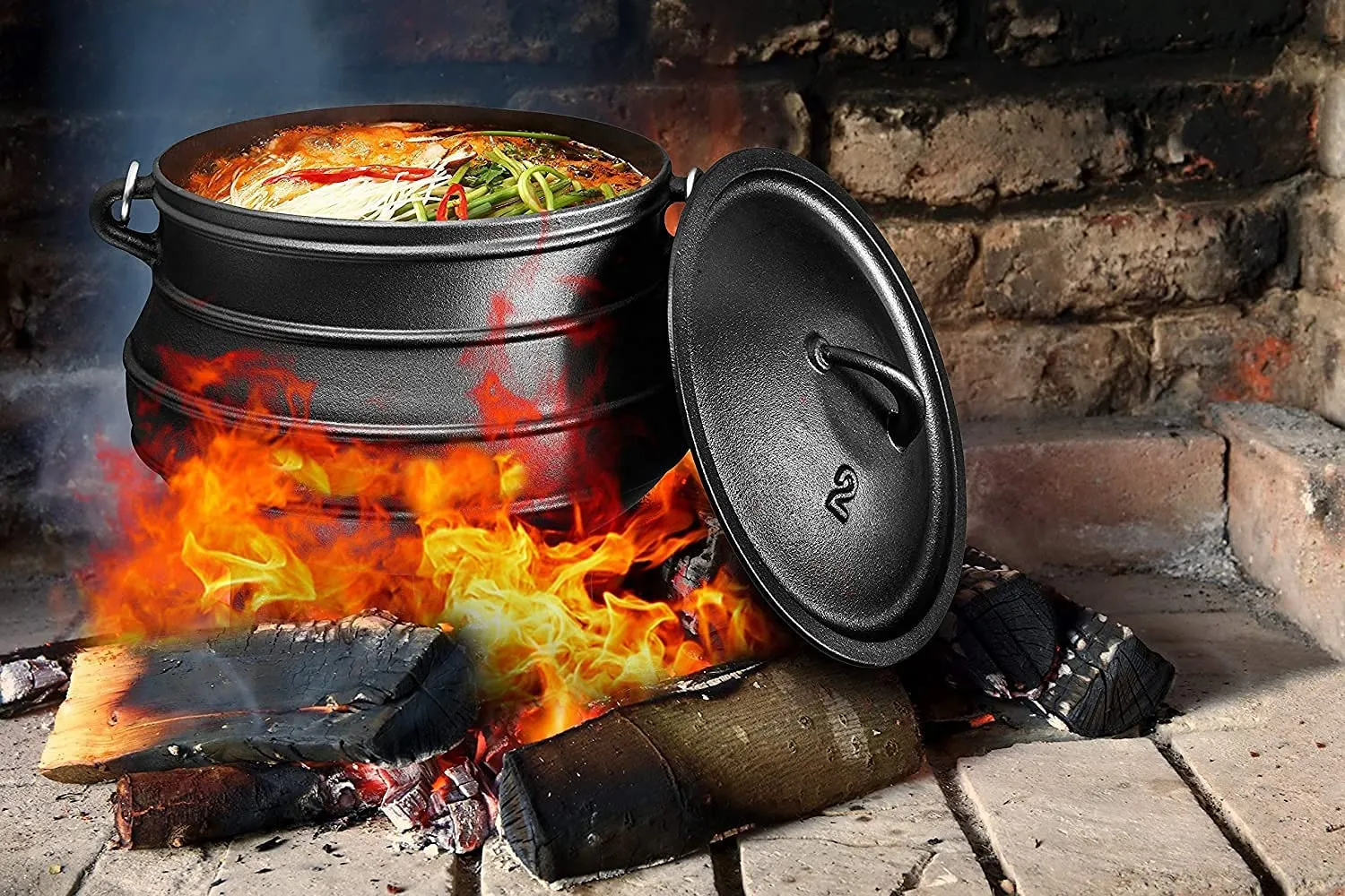 white cast iron skillet